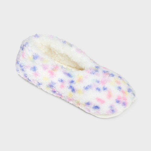 Girls' Slipper Socks - Art Class™ White/pink S/m : Target