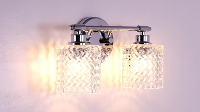 Eco-Friendly Chrome Cylinder 22" LED Vanity Wall Light