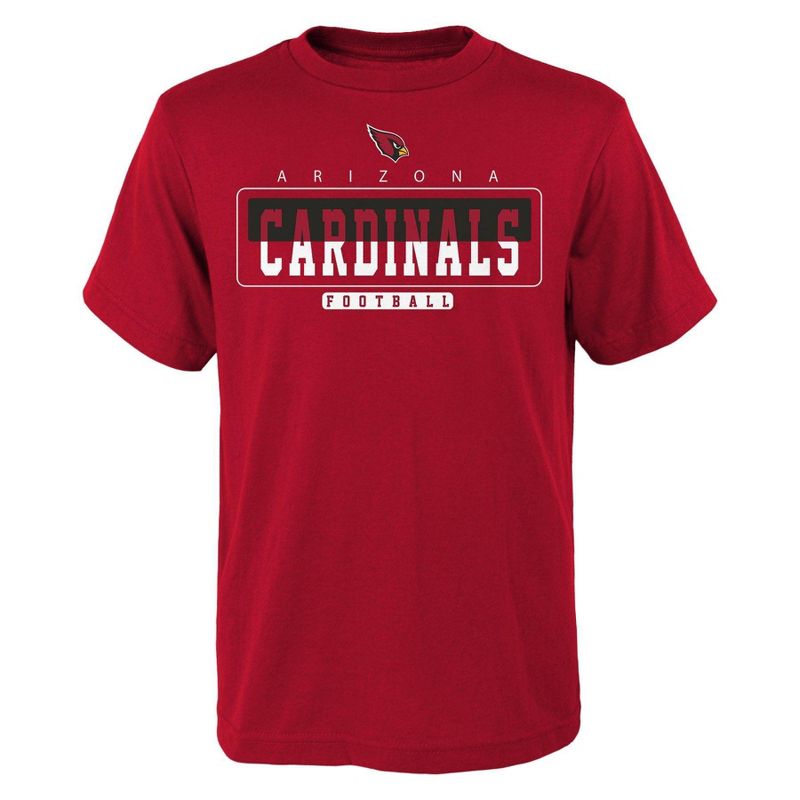 NFL Arizona Cardinals Boys&#39; Short Sleeve Cotton T-Shirt, 1 of 2