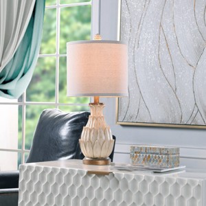 Mini Ardichoke Table Lamp Distressed Light Beige - StyleCraft - 1 of 4