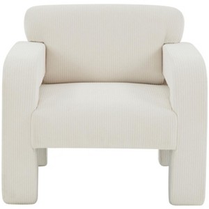 Petey Corduroy Accent Chair - SFV5109 - Safavieh Couture - 1 of 4