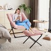 Saucer Chair, Plush Comfy Seat with Non-Slip Base, XL Foldable Lounge Chair for Teens and Adults, Accent Chair for Bedroom Dorm - 2 of 4