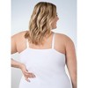 Leading Lady Maternity to Nursing Tank With Built-In Nursing Bra in White, Size: Small. - 4 of 4