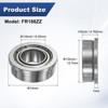 Unique Bargains Chrome Steel Multipurpose Use Flanged Ball Bearing 10 1/4" x 1/2" x 1/5" - 3 of 4