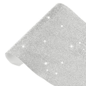 Unique Bargains Crystal Rhinestone Sheet Self Adhesive DIY Crafts Sticker 1 Pc - 1 of 4