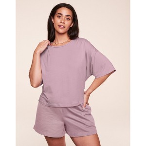 Adore Me Women's Peyton Short Sleeve Lounge - 1 of 2
