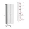 LunaLulinlk Kitchen Pantry Storage Cabinet, Freestanding Cupboard for Dining Room Living Room - 3 of 4