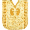 HAPPY BAY Women's Summer Batik Caftan House Dashiki Dress Kaftan Loungewear Nightshirts for Women Sleepwear Plus size 2X-3X Gold, Tie Dye Design - 3 of 4