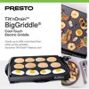 Presto Tilt 'n Drain Electric BigGriddle with Nonstick Ceramic Cooking Surface, Adjustable Tilt Grilling Surface, and Cool-Touch Base - 2 of 4