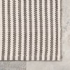 Home Conservatory Pinstripe Handwoven Indoor/Outdoor Area Rug - 4 of 4