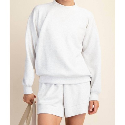 Scuba Mock Neck Knit Top