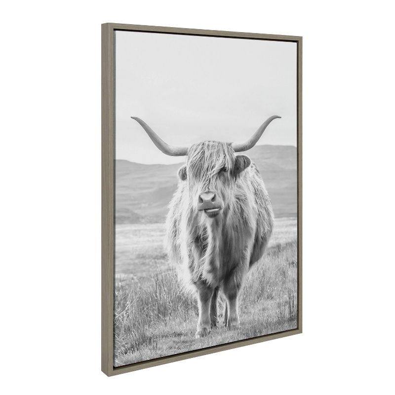 Kate &#38; Laurel All Things Decor (Set of 3) Sylvie Herd of Highland Cows Landscape Framed Canvas Wall Arts by The Creative Bunch Studio, 2 of 9