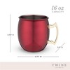 Twine Moscow Mule Mug, Moscow Mule Cup, 16oz - 3 of 4