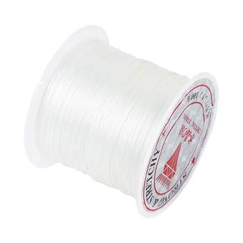 Unique Bargains Jewelry Bracelet Stretchy Elastic Thread Beading String Cord 10Meter Long White