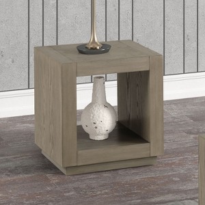 Sapphtopaz Wood Coffee Table with Open Bottom Shelf Modern Living Room Coffee Tables Simple Center Table for Living Room - 1 of 4