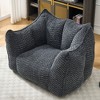 NicBex Bean Bag Chair,Beanbag Chair with Highly Resilient Foam,Adult Lounge Sofa,Large Comfy Chair for Living Room Bedroom - 2 of 4
