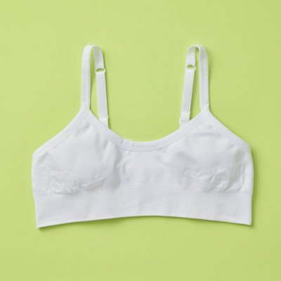 Adorable Embroidered First Pima Cotton Training Bra For Girls By