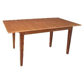  32"x48" Shaker Style Extendable Dining Table - International Concepts