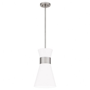 Quoizel Lighting Fremont 1 - Light Pendant in  Brushed Nickel - 1 of 4