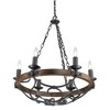 Golden Lighting Madera 6 Light Chandelier - 4 of 4