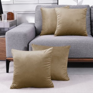 Deconovo Holland Velvet Cushion Covers Decorative Pillow Cases Set of 4 - 1 of 4