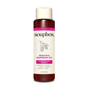 Soapbox Keratin and Raspberry Oil Smooth and Shine Shampoo - 16 fl oz - 1 of 4