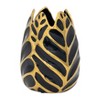 Sagebrook Home Glam Decorative Ceramic Leaf Bud Vase for Room and Office Decor - 4 of 4