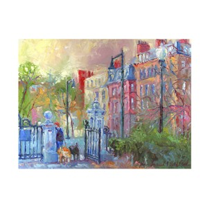 Trademark Fine Art -Richard Wallich 'Boston' Canvas Art - 1 of 4