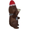 Gemmy Christmas Airblown Inflatable Baby Woodland Black Bear, 3.5 ft Tall, Multi - 3 of 4