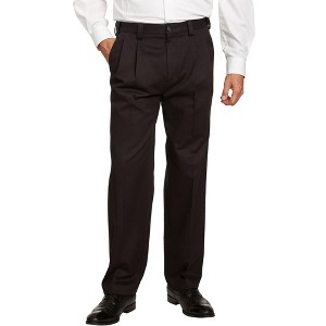 KingSize Men's Big & Tall Classic Fit Wrinkle-Free Expandable Waist Pleat Front Pants - 1 of 1