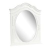 Royal Hampton Dresser Mirror, Modern White Solid Wood Frame, 38x40 - 2 of 4