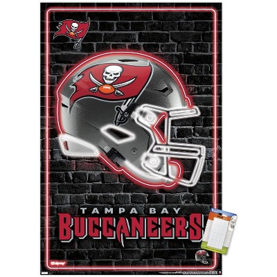 NFL Tampa Bay Buccaneers - Drip Helmet 20 Wall Poster, 22.375 x