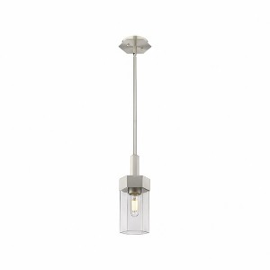Claverack - 1 Light Pendant In Art Deco Style-12.63 Inches Tall and 5 Inches Wide - 1 of 1