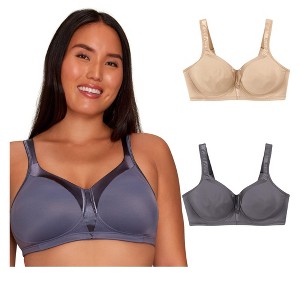 Playtex 18 Hour Silky Soft Smoothing Wireless Bra, 2-Pack - 1 of 4