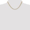 Black Bow Jewelry 3.8mm, 14k Yellow Gold, Open Concave Curb Chain Necklace - 2 of 4