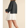 Women's Super Soft Air Scuba Oversized Crop Sweatshirt - Kimberly C - 2 of 4