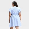 Women's Flutter Short Sleeve Mini A-Line Dress - A New Day™ - 2 of 3