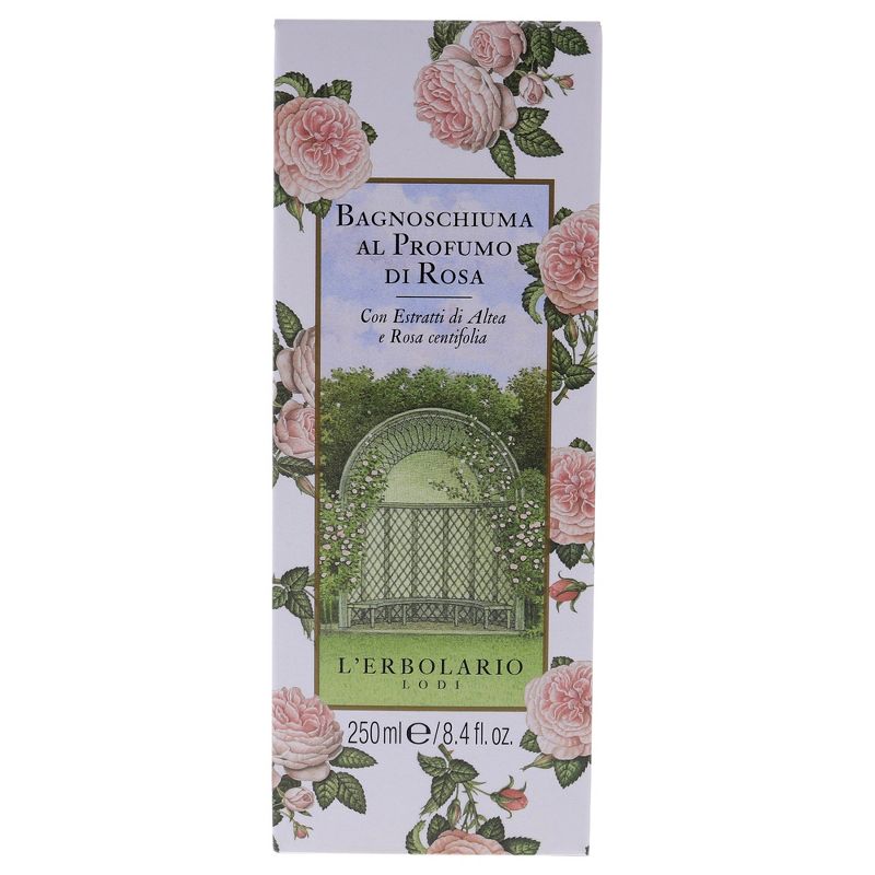 Rosa Perfumed Shower Gel by LErbolario for Unisex - 8.4 oz Shower Gel, 5 of 7