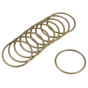 Unique Bargains Zinc Alloy Craft DIY Accessories Hardware Bag Belt O-Ring Buckles 10 Pcs - 1 of 3