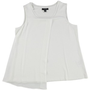 Alfani Womens Solid Sleeveless Blouse Top - 1 of 2