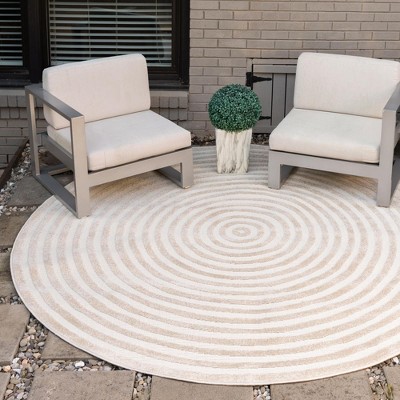 Sabrina Soto Outdoor Prescott Geometric Woven Area Rug