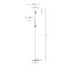 MAYEERTY 71.3" Torchiere Floor Lamp - 2-in-1 Main + Reading Light, 3 Color Temperatures, 4 Colors - 3 of 4