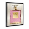 Stupell Industries Pink Luxury Perfume Black Framed Floater Canvas Wall Art - 3 of 4