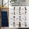 Gulches PawHut Dog Ramp, Adjustable 4 Height Pet Ramp, Foldable Wooden Large Dog Stairs, Natural Wood - 3 of 4
