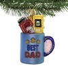 Old World Christmas 4.0 Inch Best Dad Mug Ornament Wrench Tape Measure Tree Ornaments - 3 of 3