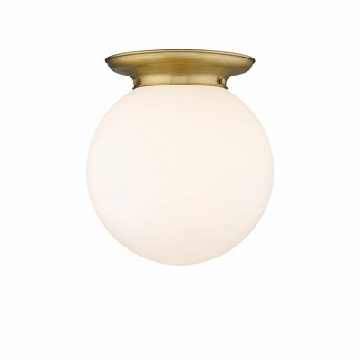 Beacon - 1 Light Flush Mount In Traditional Style-15.25 Inches Tall and 14 Inches Wide