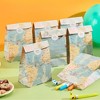 Blue Panda 36 Pack World Map Travel Favor Bags with Stickers Gift Bag for Travel Themed Party Decorations, Birthday Baby Shower for Kids, 8.7 x 5.15" - 3 of 4