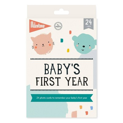 Milestone Baby's First Year Photo Cards 
