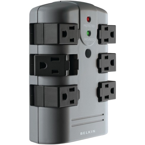Cable Matters [ETL Listed] 3 Pack Grounded Outlet with ON Off Switch,  Single Outlet Switch ON Off/Plug Switch in Black