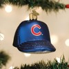 Old World Christmas Blown Glass Ornament for Christmas Tree, Chicago Cubs Baseball Cap (with OWC Gift Box) - 2 of 3